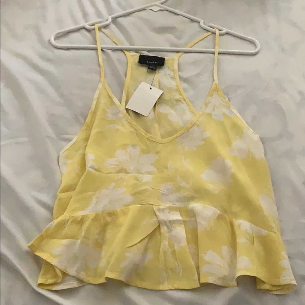 Yellow Floral Tank